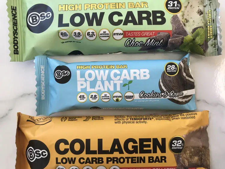Protein bars made by BSC