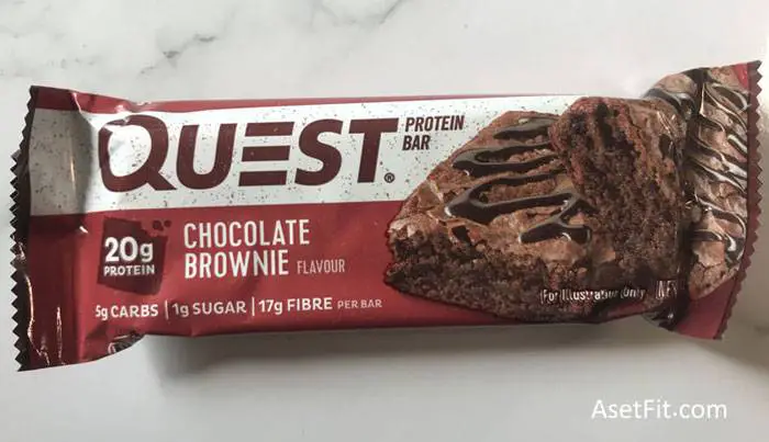 Quest chocolate brownie protein bar