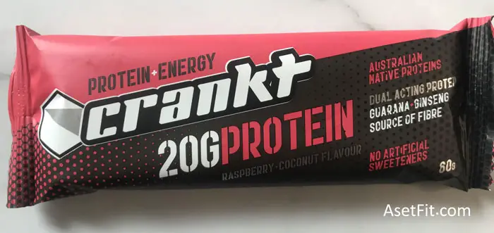 Crankt Protein Bar Raspberry & Coconut 