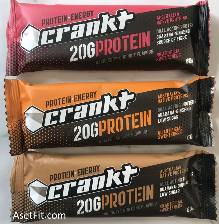 Crankt Protein Bars Nutritional Information