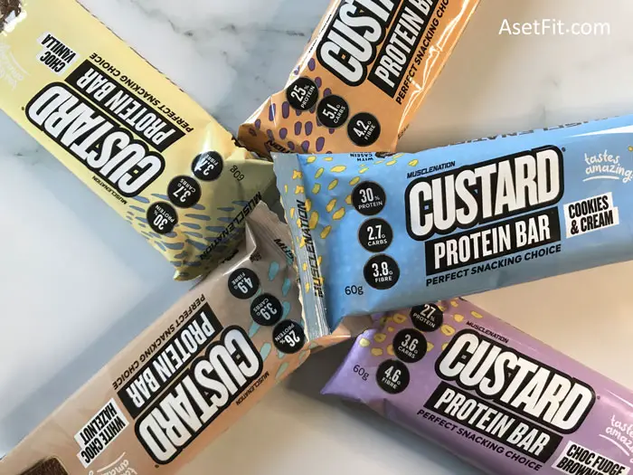 Muscle Nation Custard protein bars