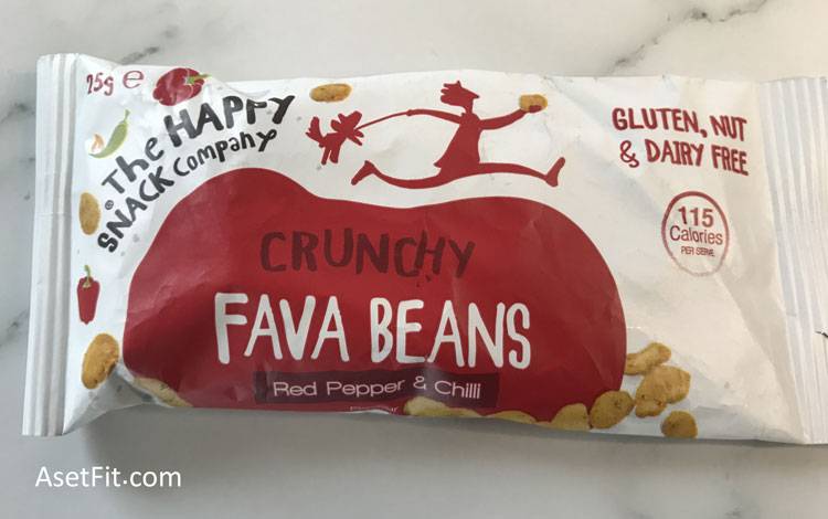 Fava bean snacks low calorie