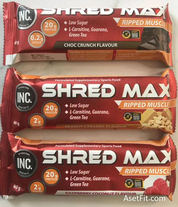 INC Shred Max protein bar