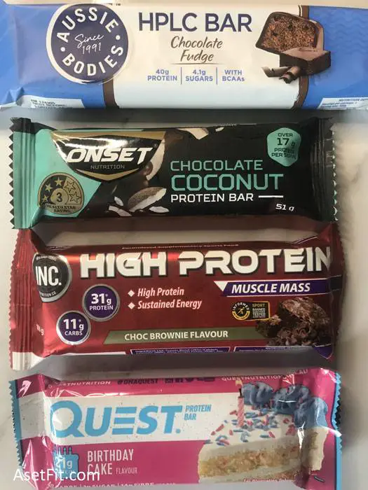 Tast test for protein bars