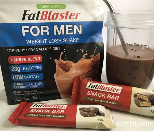 Fat Blaster Snack Bar and Fat Blaster For Men Shake