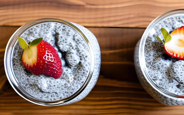 High protein chia pudding