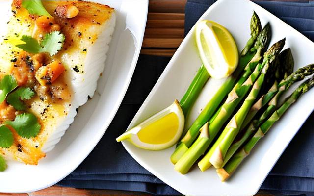 Baked Cod with Lemon and Herbs